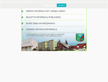 Tablet Screenshot of bip.brzeziny-gmina.pl